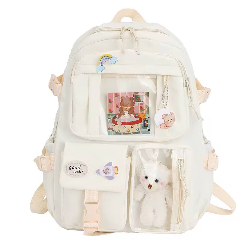 Casual style high capacity school bag.