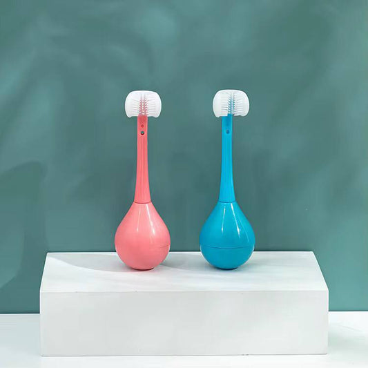 LOVELY THREE-SIDED KIDS TOOTHBRUSH