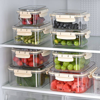 Airtight clip lock lids food storage 
Reusable,
