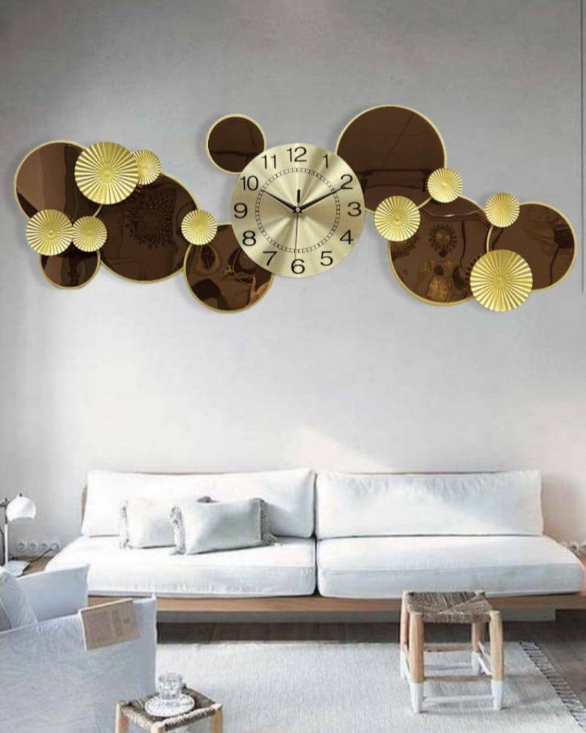 DESIGNER METALLIC WALL CLOCk