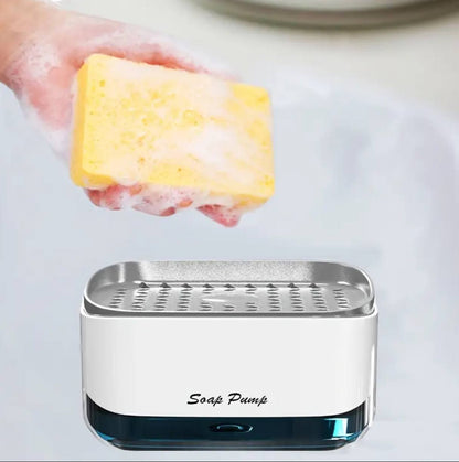 Soap pump &sponge caddy