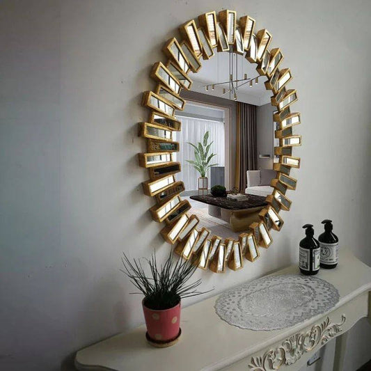 Sunburst Oval luxury wall decor mirror (Big size)
