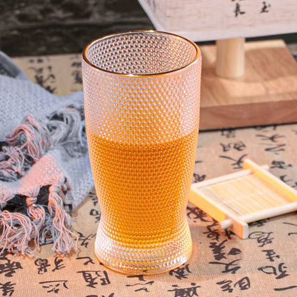 Unique Striped Aesthetic Highball Glass 6pc