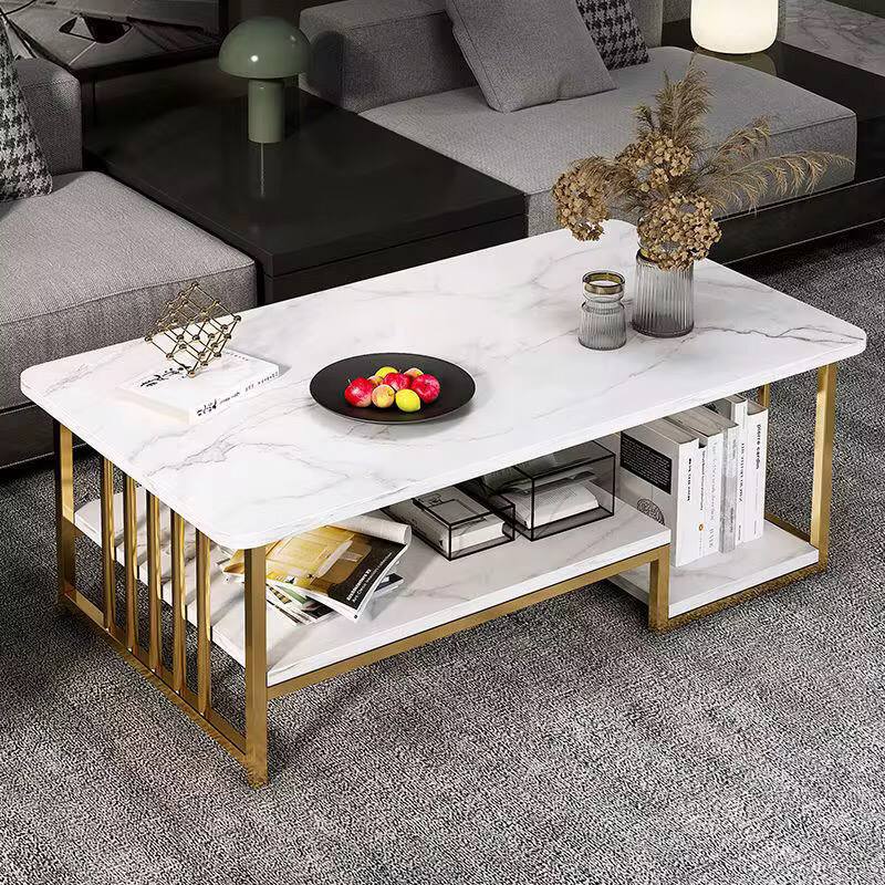 White marble coffee table
