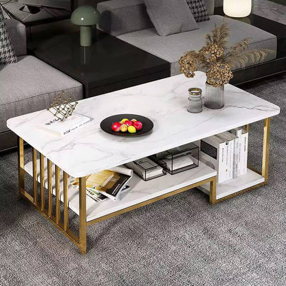 White marble coffee table