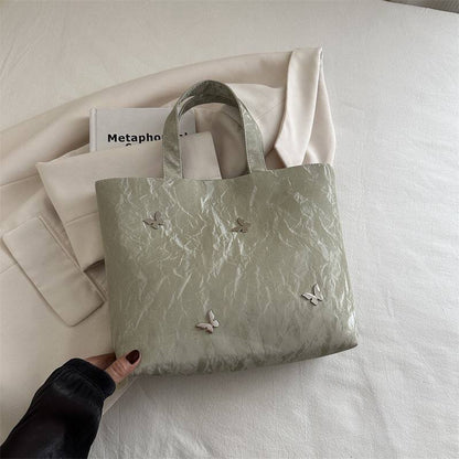 Butterfly large capacity tote Bag