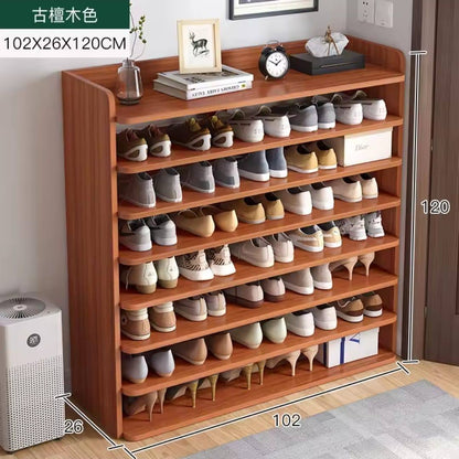 Modern Multi-Layer Wooden Shoe Rack