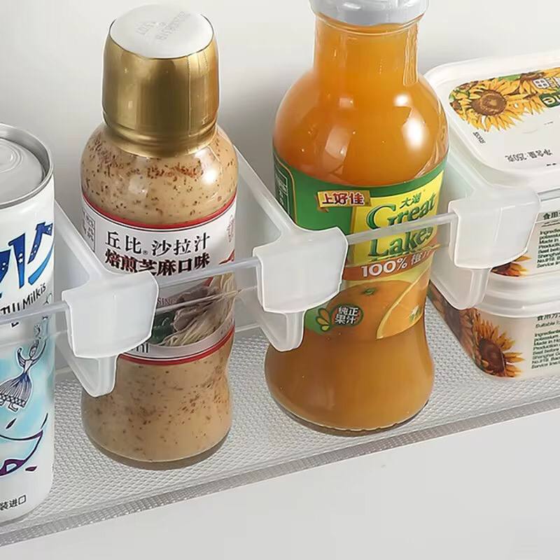 Refrigerator Inner Door Compartment Anti-Dumping Layered Partition