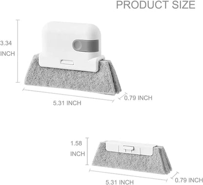 Creative multilayered groove cleaning double sided brush