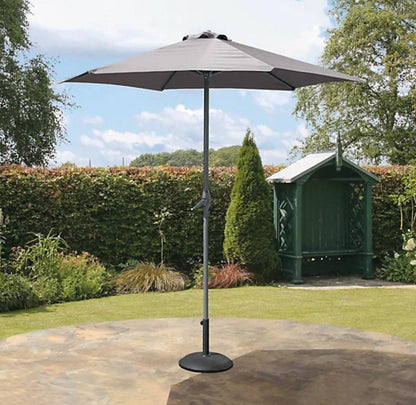 Grey Patio Umbrella Base Stand 
With Base