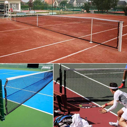 Serve up some fun with this sturdy lawn tennis net is easy to set up and perfect for backyard matches and practice sessions