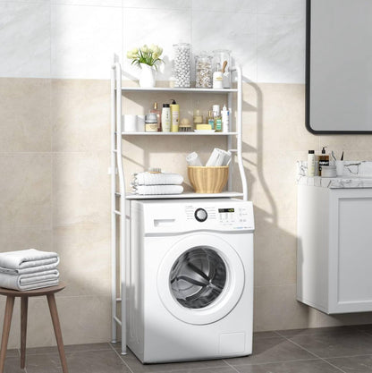 Over the washing machine stand