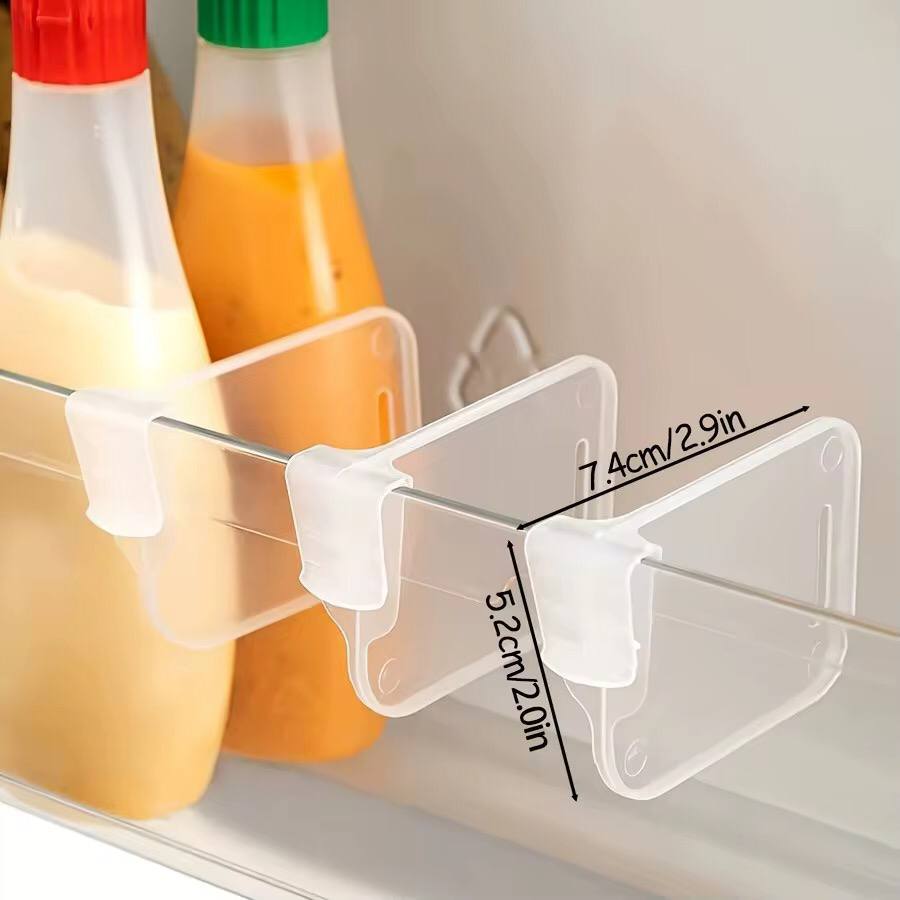 Refrigerator Inner Door Compartment Anti-Dumping Layered Partition