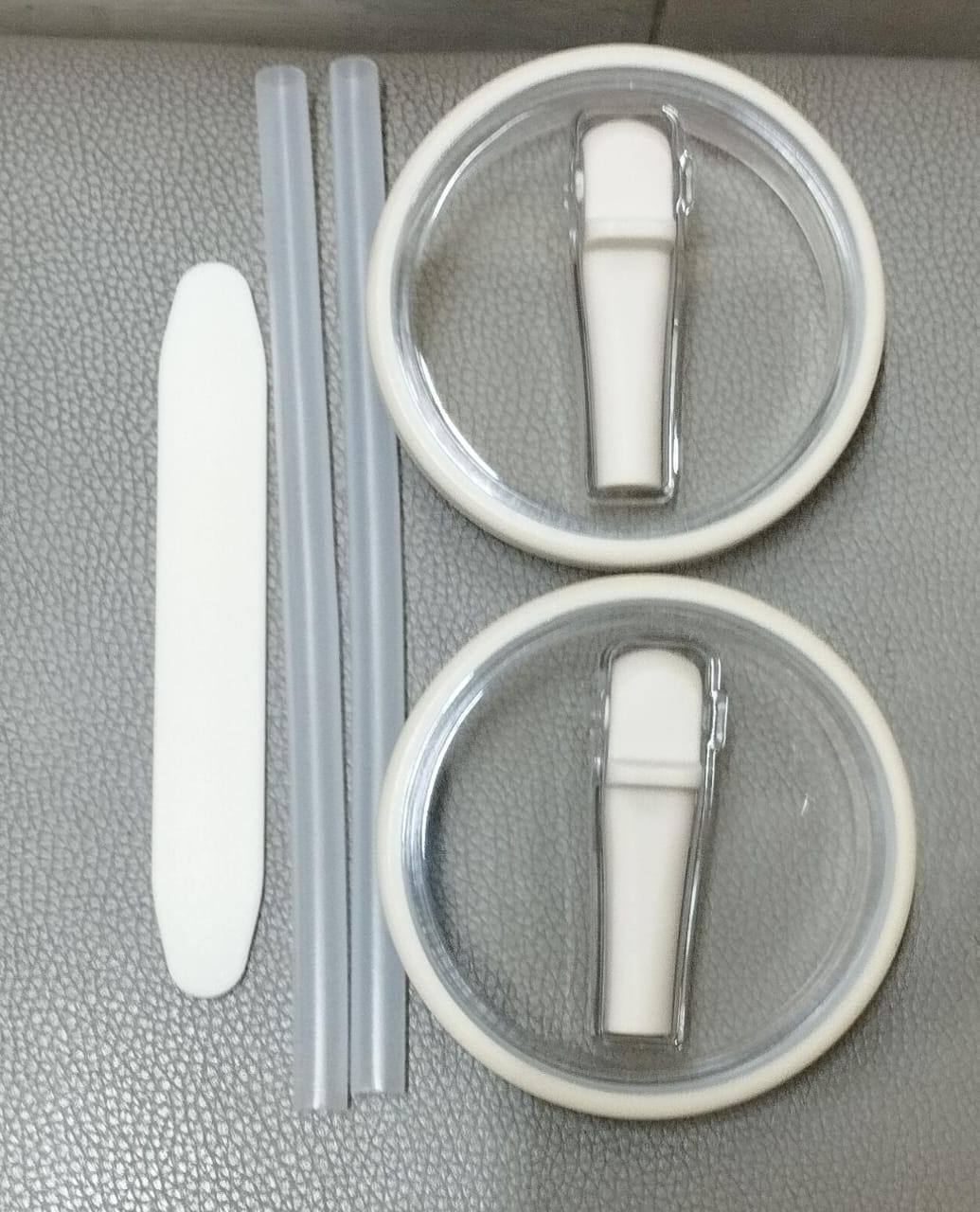 Anti leak Stanley tumbler replacement lids with straws