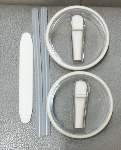 Anti leak Stanley tumbler replacement lids with straws