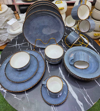 36pcs Dinner set. 
Elegant Luxury European Kiln Porcelain Dinner set.