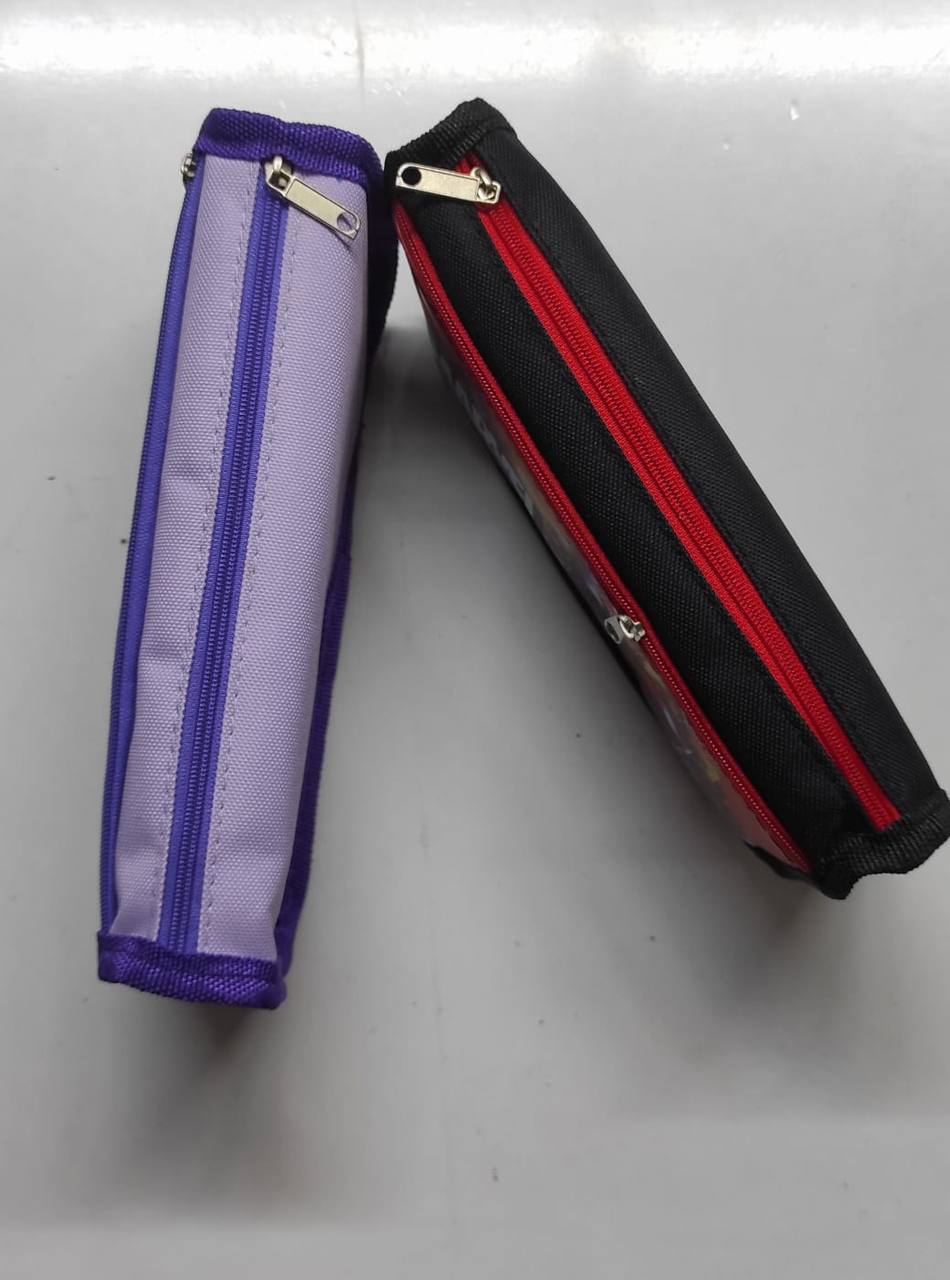 Cartoon themed Frozen Princess Elsa and Iron man Student Pencil pouch Case