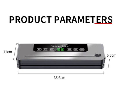 Electric vacuum sealer machine with 50pcs  free packaging papers