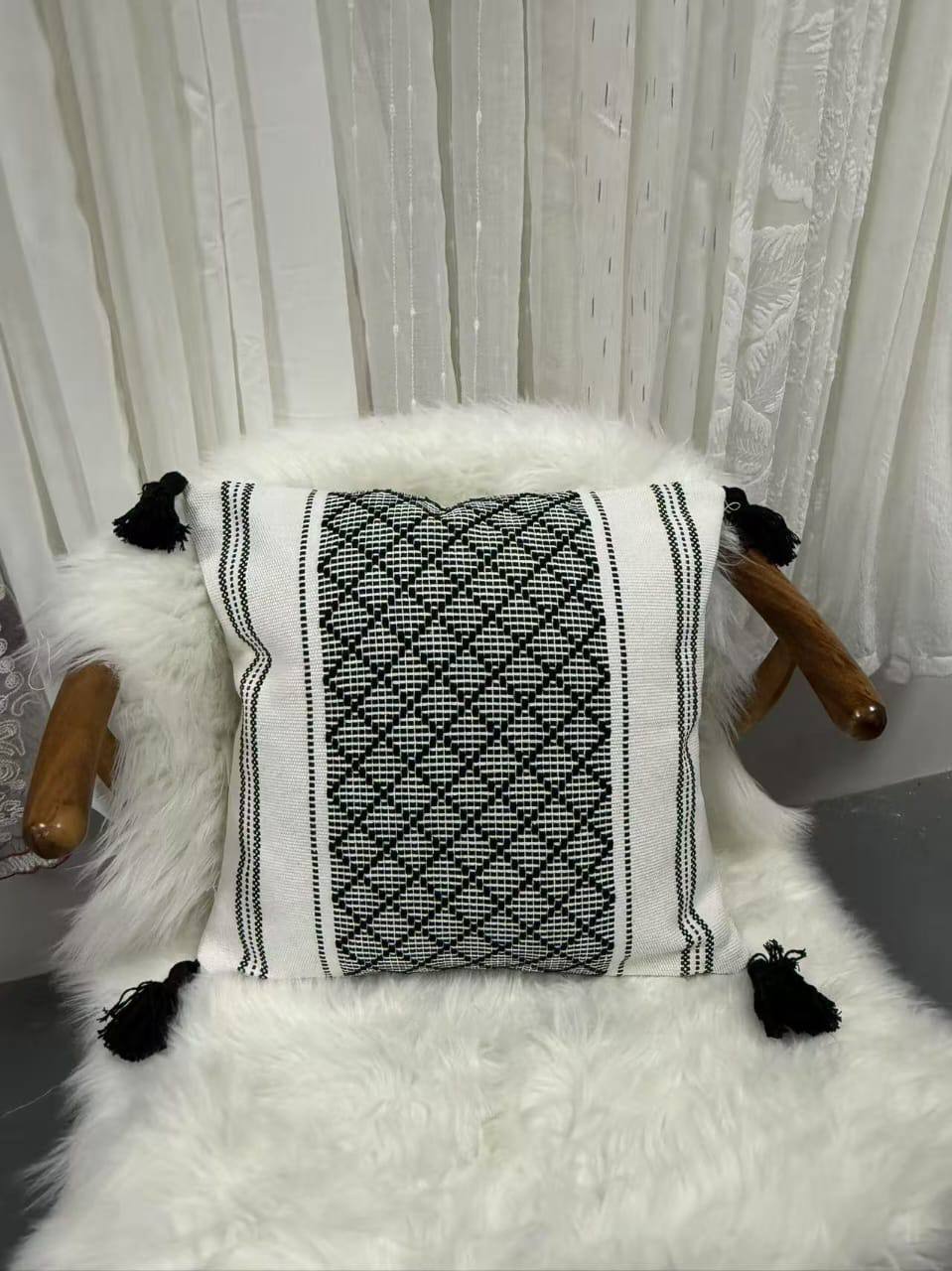 Boho/Canvas Throw Pillow Covers