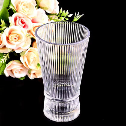 Customised luxury clear modern Glass cup. 6pcs