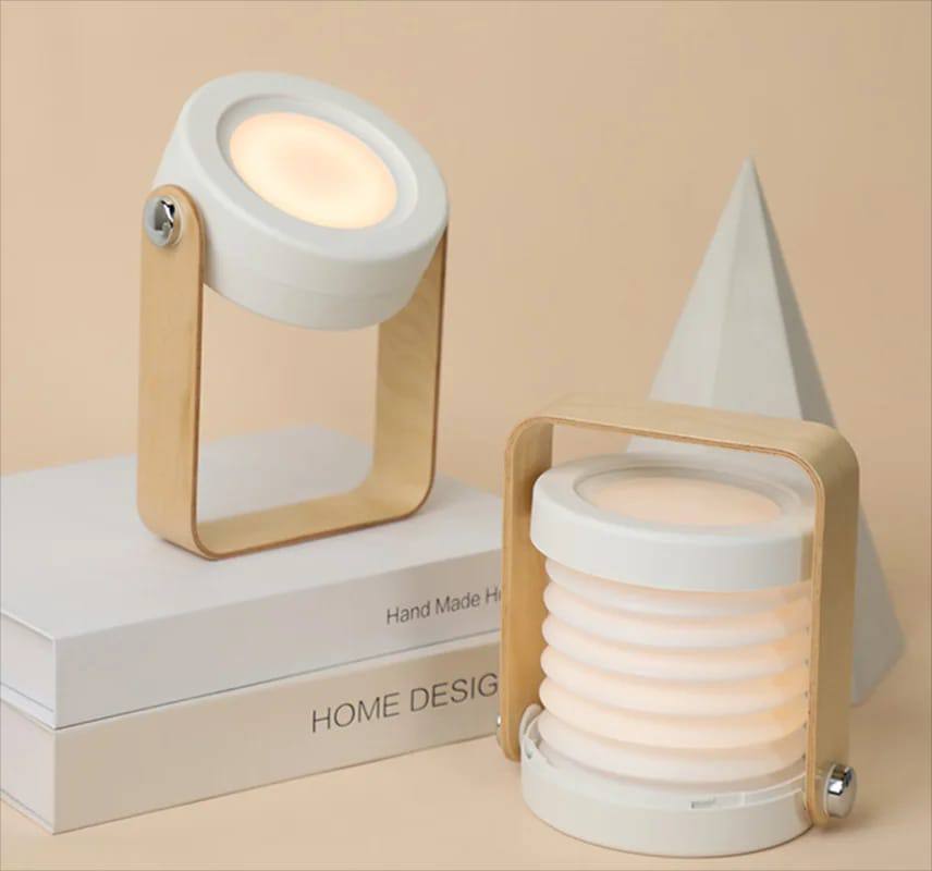 USB  Recharge Foldable Lights for Camping Tent LED with wireless charger Lantern Lamp Touch Dimmable  Emergency Flashlight