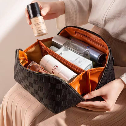 Pu leather cosmetic storage bags