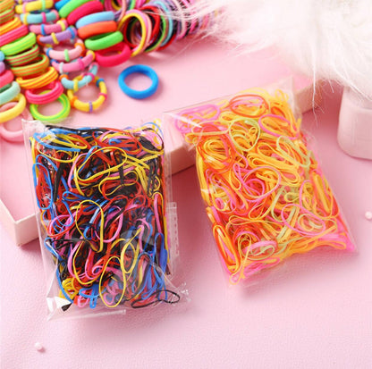 Girls Colorful Hair Bands Set Nylon