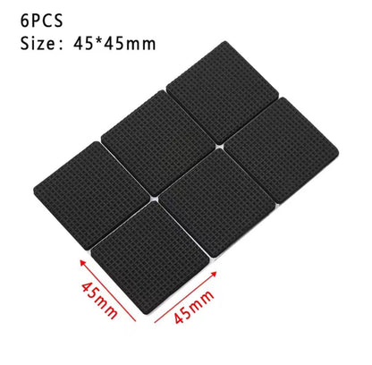 6pc Self Adhesive Furniture Leg Feet Protector Pad
