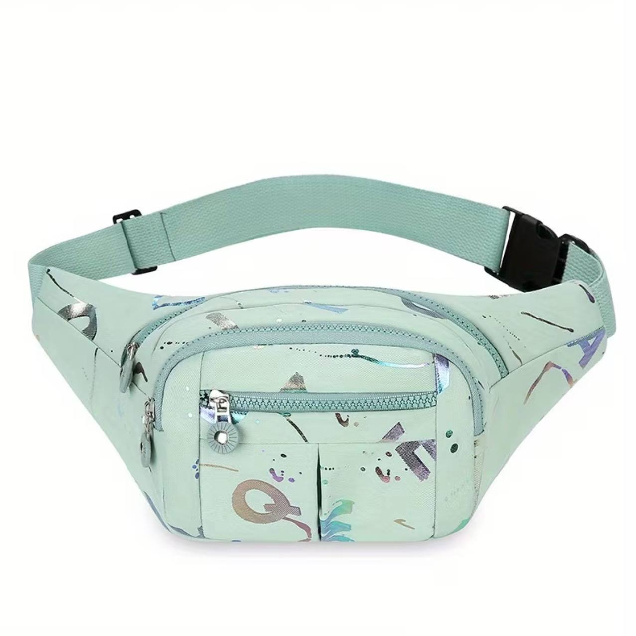 Water Proof Waist Bags Lightweight Fanny Pack Korean-Style Cross Body Bags Hot Stamping Multifunctional bags