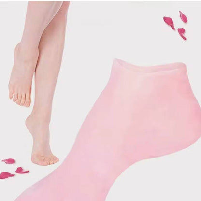 Silicone Moisturizing Spa Gel Heel Socks Exfoliating And Preventing Dryness Cracked Dead Skin Remove Protector Pain Relief Tool