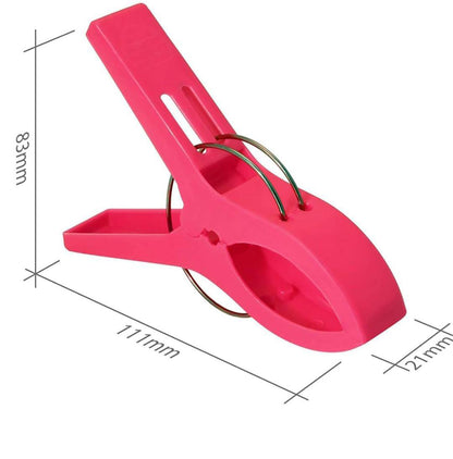 4Pcs Bright & Sturdy & Big Balcony Clips