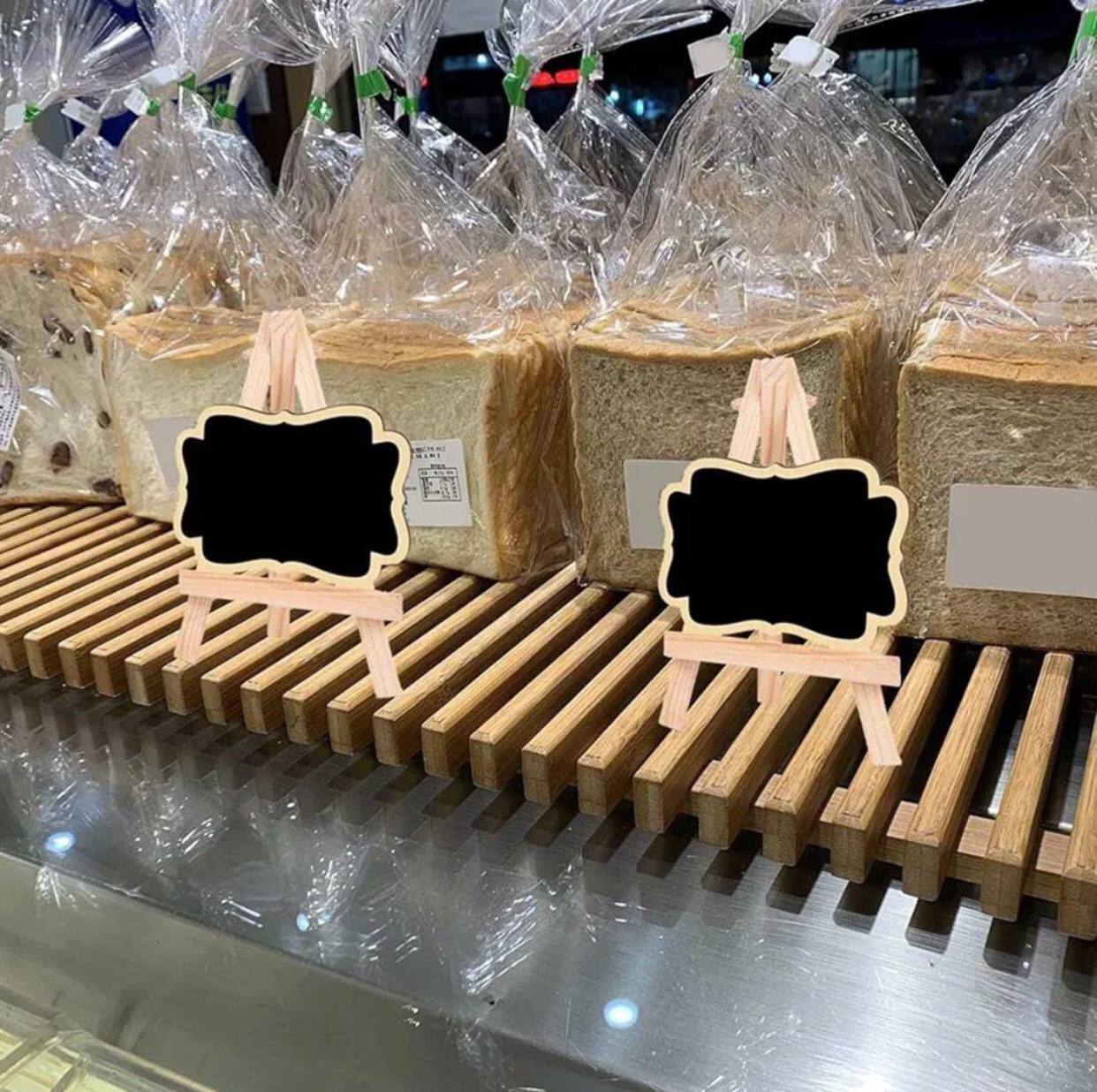 Creative multiple purposes Wood Mini Chalkboard Signs 
6 pcs