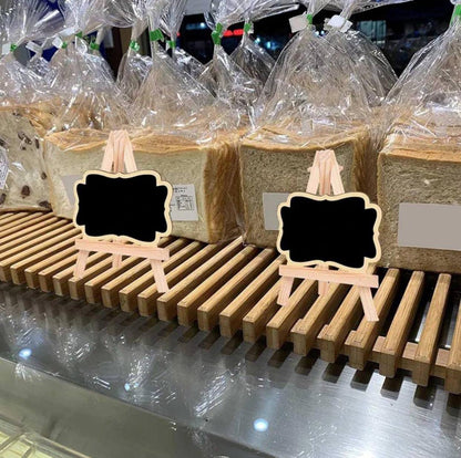 Creative multiple purposes Wood Mini Chalkboard Signs 
6 pcs