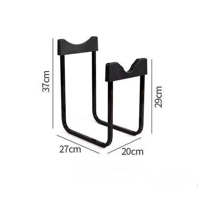 Water bottle storage rack
U-shaped design