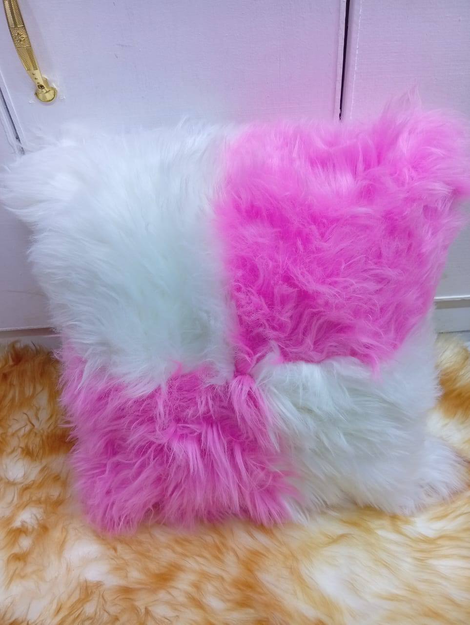 Double colour fauxfur cases
