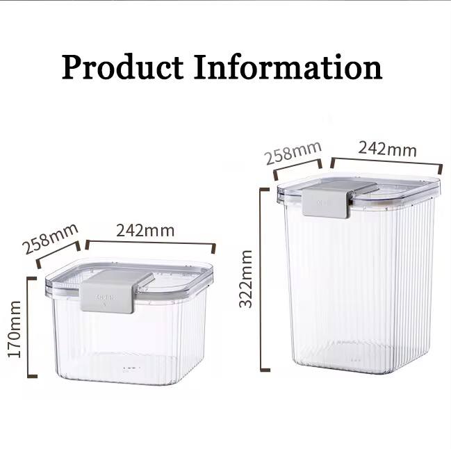 Acrylic big size cereal container