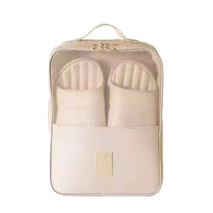 Waterproof  Travel  bag organizer  has 3 zip, 3 level shoe bag