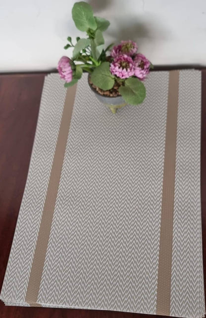 Woven PVC TABLE  MATs l