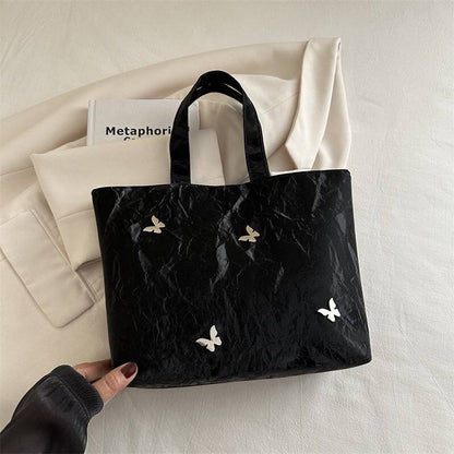 Butterfly large capacity tote Bag