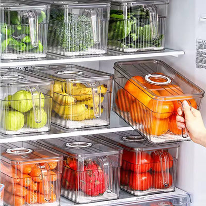 Timekeeping Stackable fridge /storage organizer