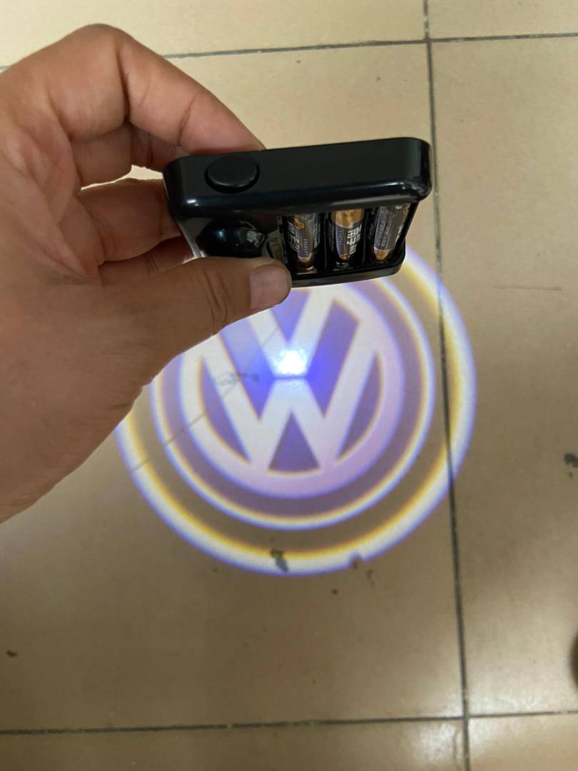 Car door welcoming light 
pair