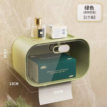 Luxury gold plated wall mounted tissue box