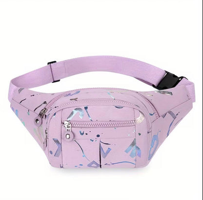 Water Proof Waist Bags Lightweight Fanny Pack Korean-Style Cross Body Bags Hot Stamping Multifunctional bags