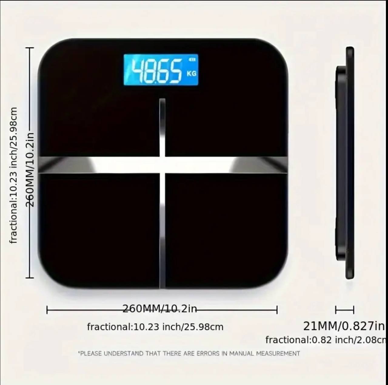 Smart digital electronic body scale