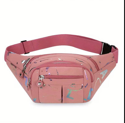 Water Proof Waist Bags Lightweight Fanny Pack Korean-Style Cross Body Bags Hot Stamping Multifunctional bags