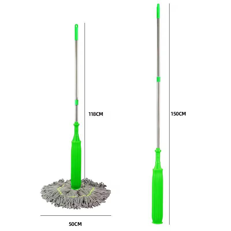 Microfiber self squeeze mop with stainless steel handle