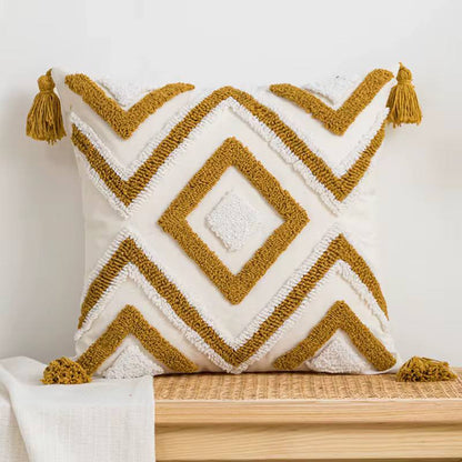 Boho tufted pillow covers