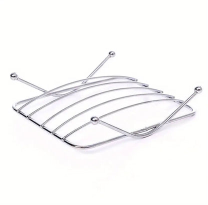 Stainless steel soap dish