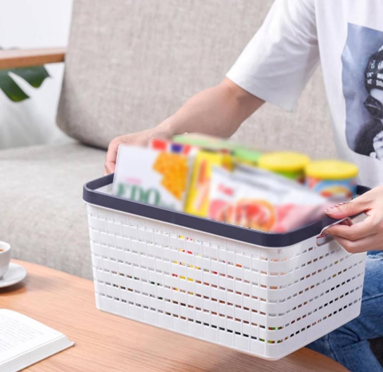 Large size storage baskets