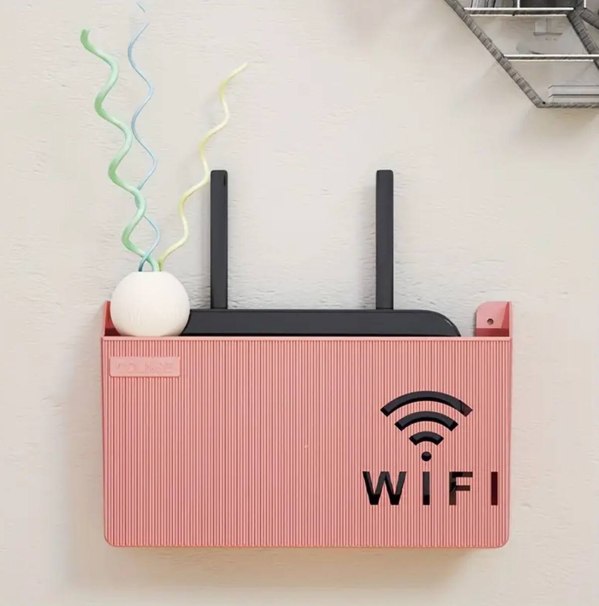 Wall mounted wireless WiFi router box/cover
